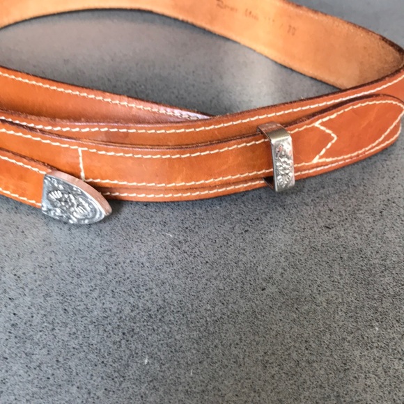 🏜 🌾 Vintage western inspired leather belt - Picture 3 of 9